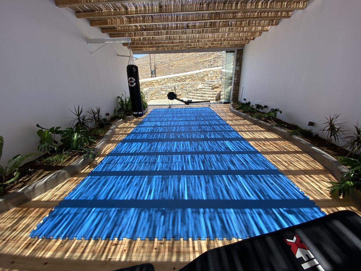 Palestra vista mare